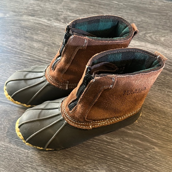 RED Head Duck Hunting Boots Women Insulated Waterproof Front Zip 5229026 Size 8 - Picture 2 of 9